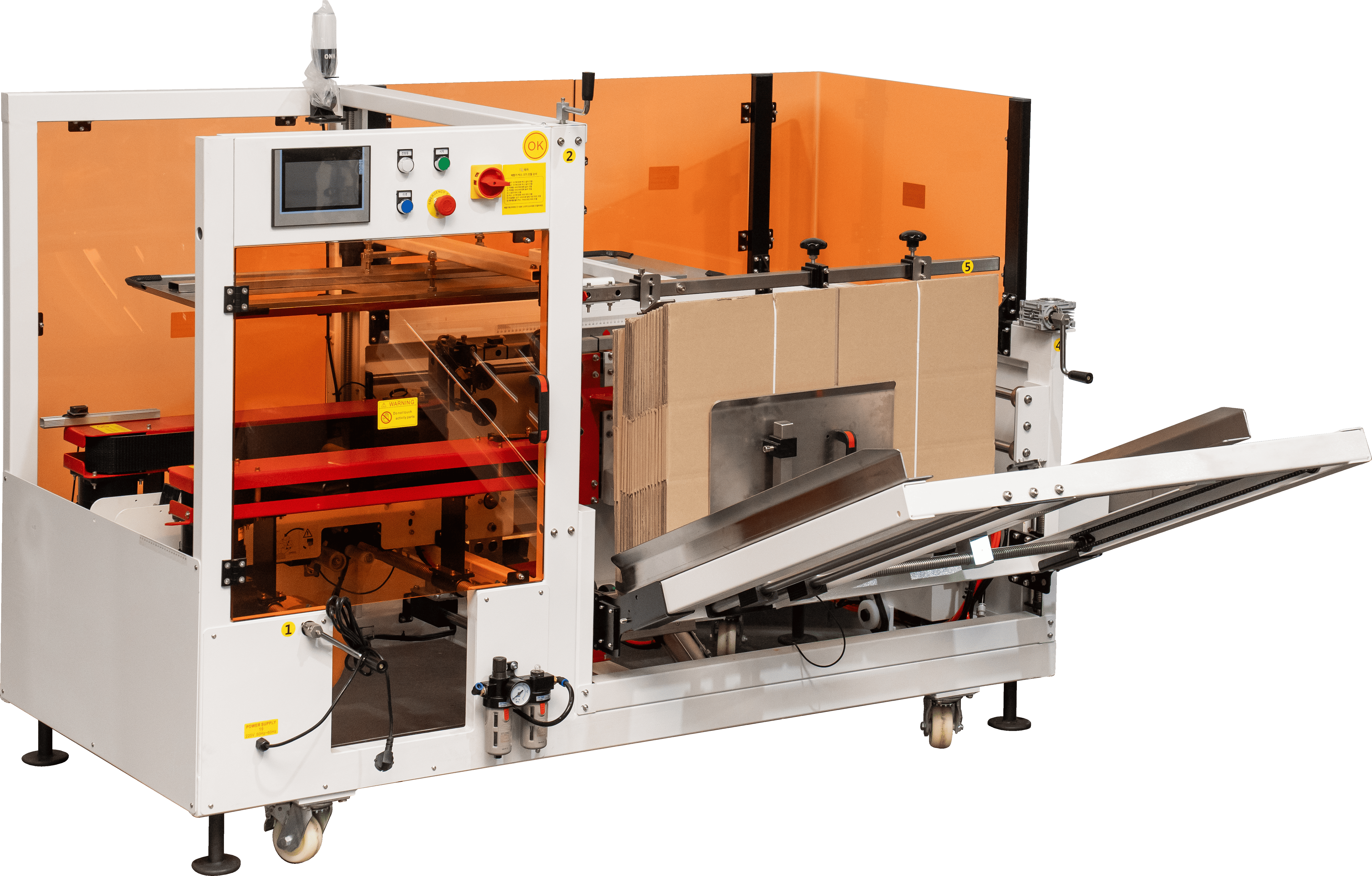 테라상사 T1 자동 제함기 하루 8천 박스 포장 자동화