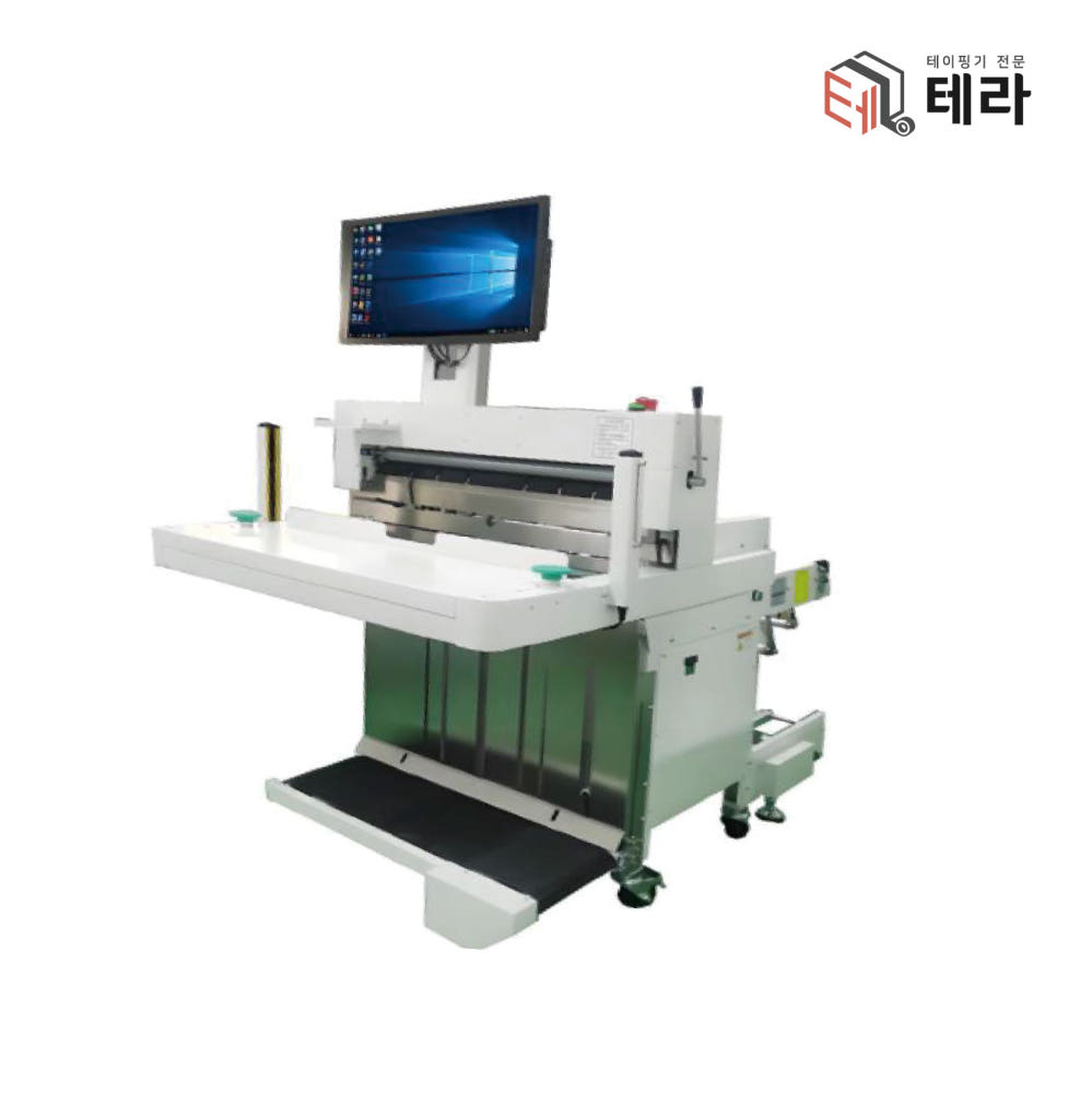 테라 폴리백 택배 봉투 PE 운송장 출력 부착 자동 포장기계 T-PEBAG60